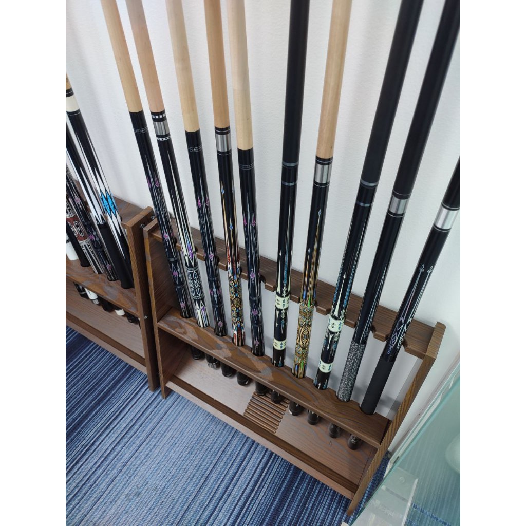 STAND RACK HEAVY DUTY CUE RACK FOR BILLIARD CUE STICKS (BILMAGIC ...
