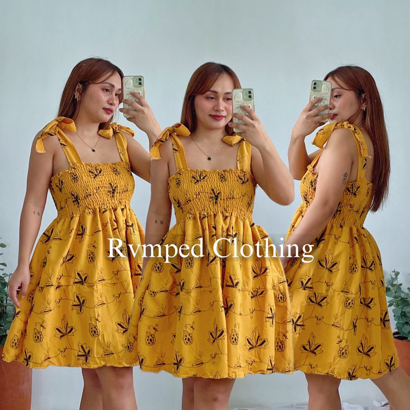 RVMPED Beverly Sunday Eyelet Self Tie Dress | Shopee Philippines