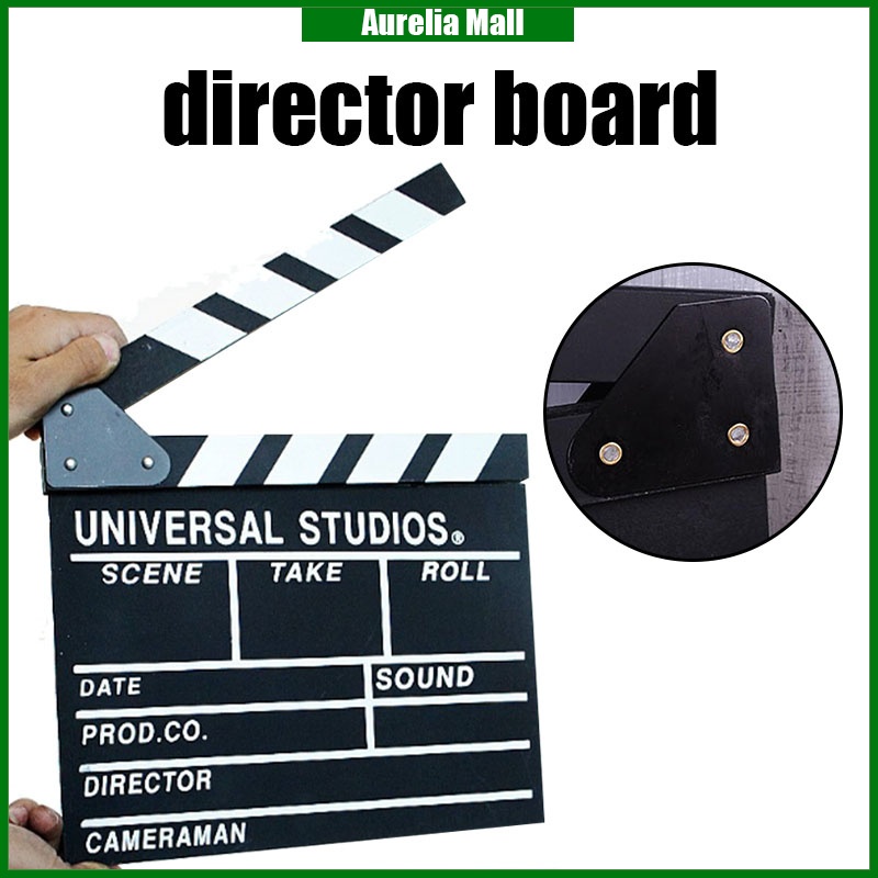 Scene Slateboard Clapper Board Film Movie Cut Action Board | Shopee ...