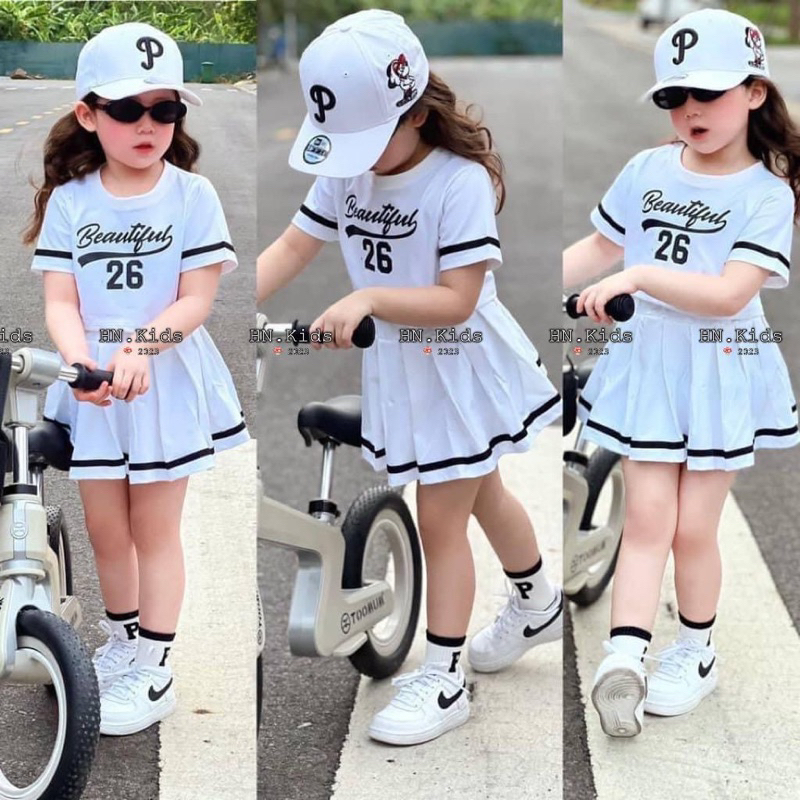 Sporty skirt set (cap included) OOTD Shopee Philippines