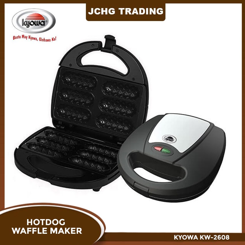 JCHG I Kyowa Hotdog Waffle Maker with Safety CutOff Thermal Fuse (KW