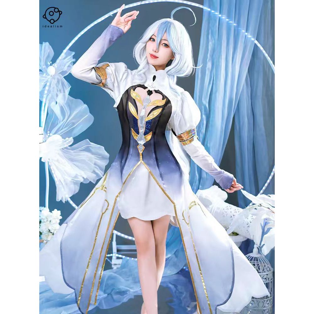 Focalors Cosplay Costume Game Genshin Impact Fontaine Hydro God Archon ...