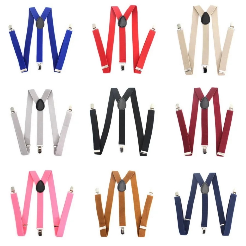 kids suspender ajustable Toddler Elastic Suspenders Y Clip for jumper ...