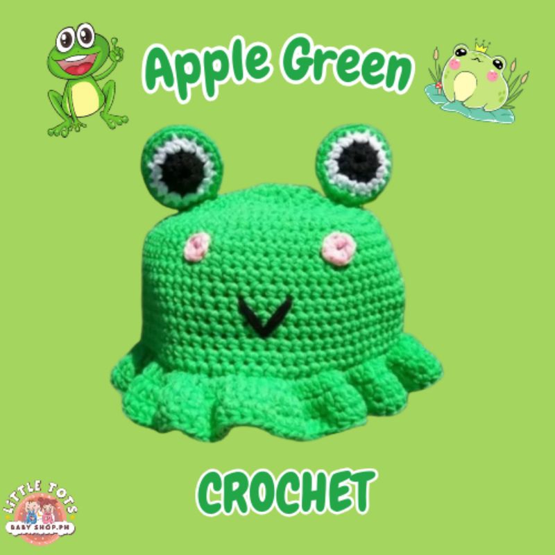 Handmade Crochet Bucket Hat for Babies/Teens/Adults (Strawberry