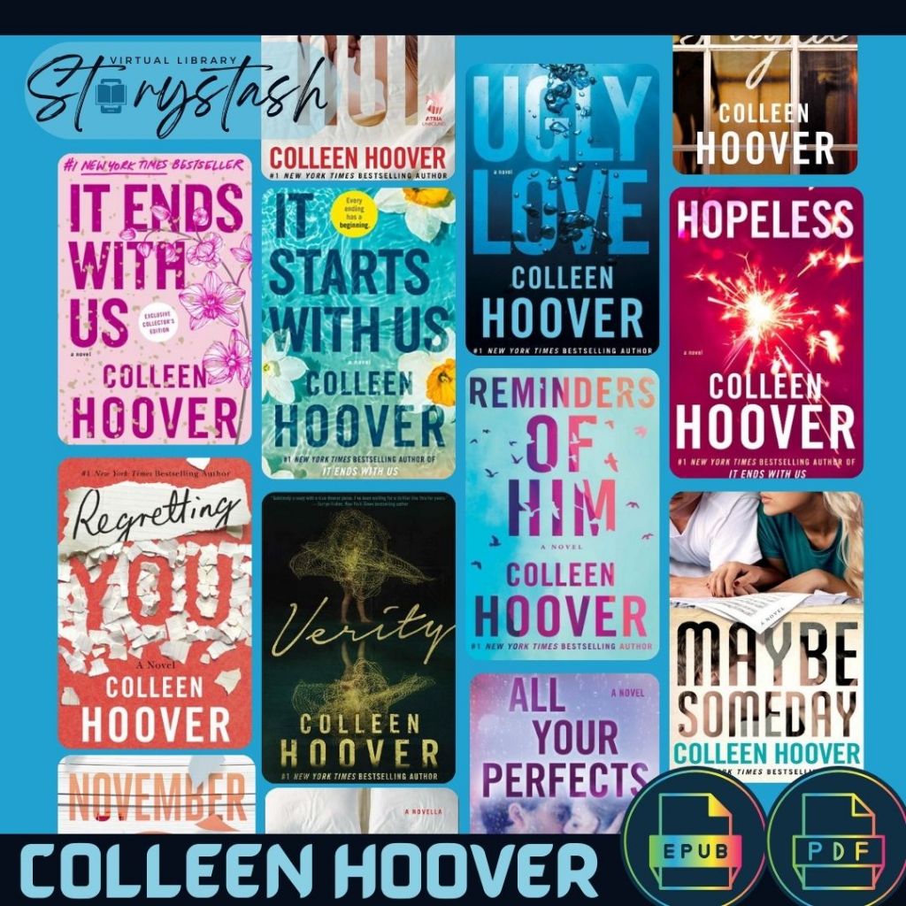 Colleen Hoover Books - It Starts With Us, It Ends With Us, Verity, Ugly ...