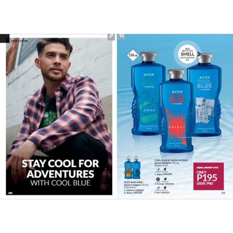 Avon Cool Blue Men 150ml Shopee Philippines