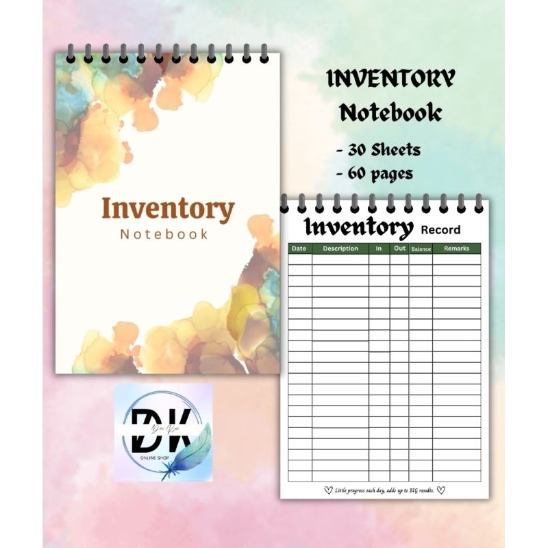 E-load/ Gcash Transaction Record Spring Notebook | Shopee Philippines