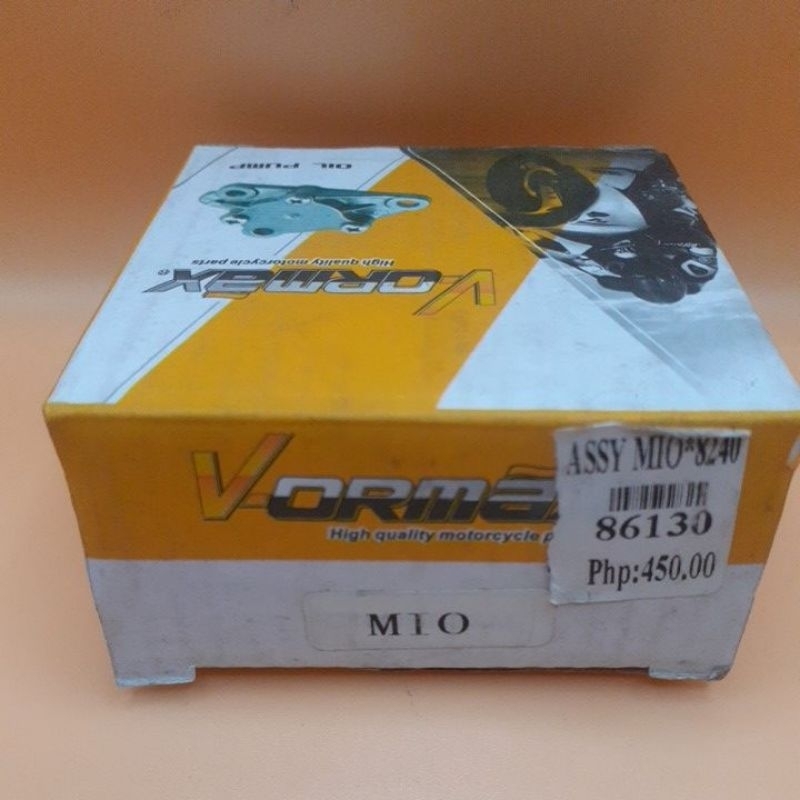 VORMAX Oil Pump Assy. for MIO Motorcycle #86130 | Shopee Philippines