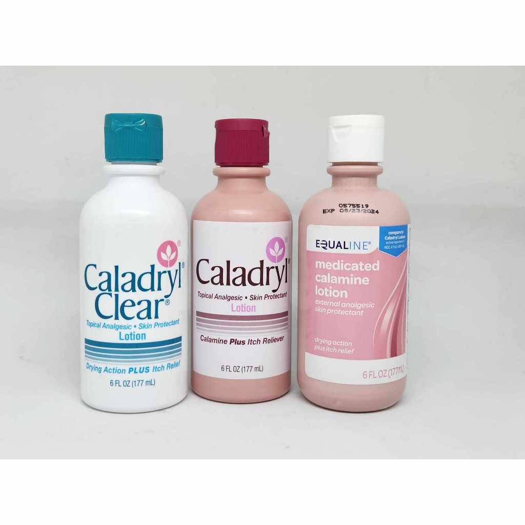 Calamine Itch Lotion Relief Medicated Lotion Caladryl & Equaline 177ml