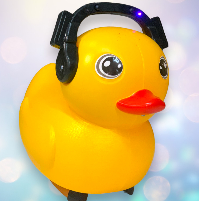 Baby Big yellow duck ride on toy car with lights and sounds | Shopee ...