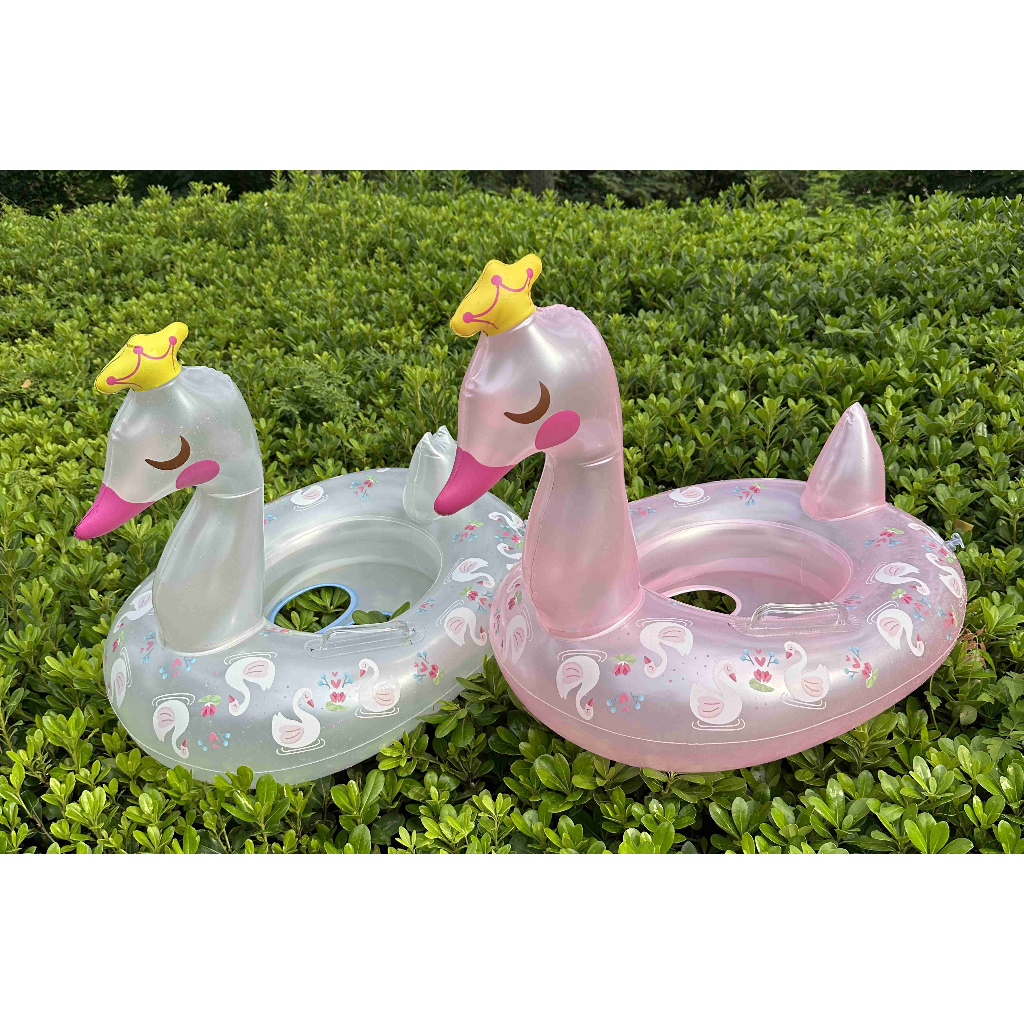 2024 NEW SWAN Kid Swimming Float Boat Inflatable Floater Salbabida For ...