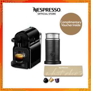 Inissia black Aeroccino coffee days, Cafetera