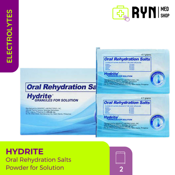 Oral Rehydration Salts (Hydrite) Powder by 2 sachets Shopee Philippines