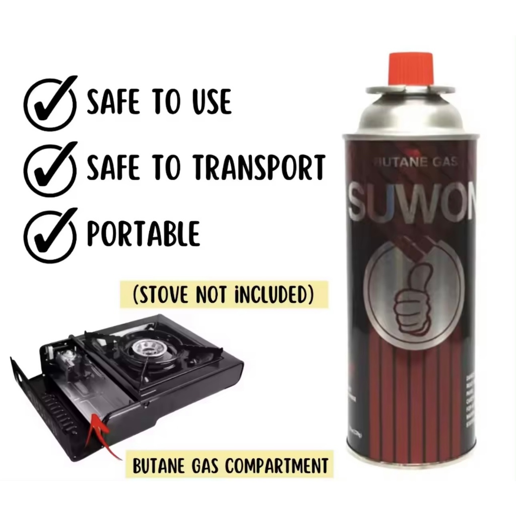 Safe Butane Gas for Portable Gas 4pcs or 2 pcs | Shopee Philippines