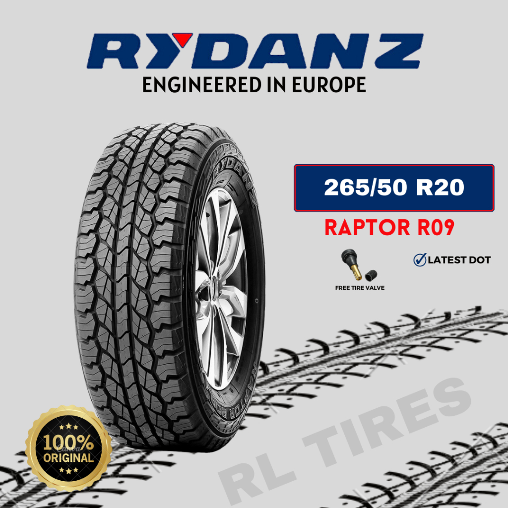 RYDANZ TIRE 265/50 R20 RAPTOR R09 | Shopee Philippines