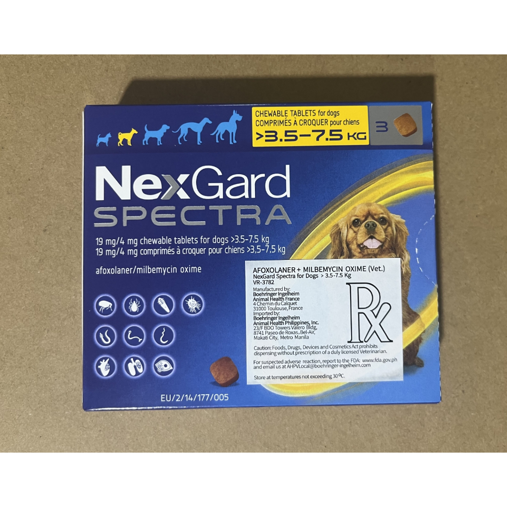 Nexgard/Spectra exp 09/2025 100 authentic 1box Shopee Philippines