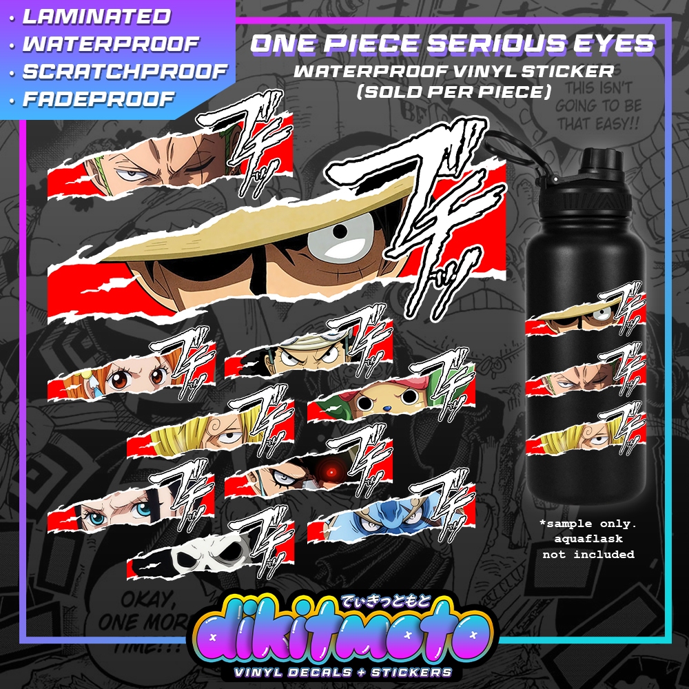 [dikitmoto] ONE PIECE Serious Eyes Persona 5 Critical Hit Inspired ...