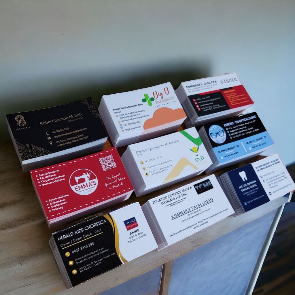 CALLING CARDS Customized Personalized 100's | Shopee Philippines