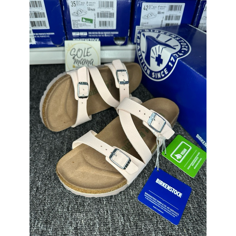 birkenstock salina rose gold