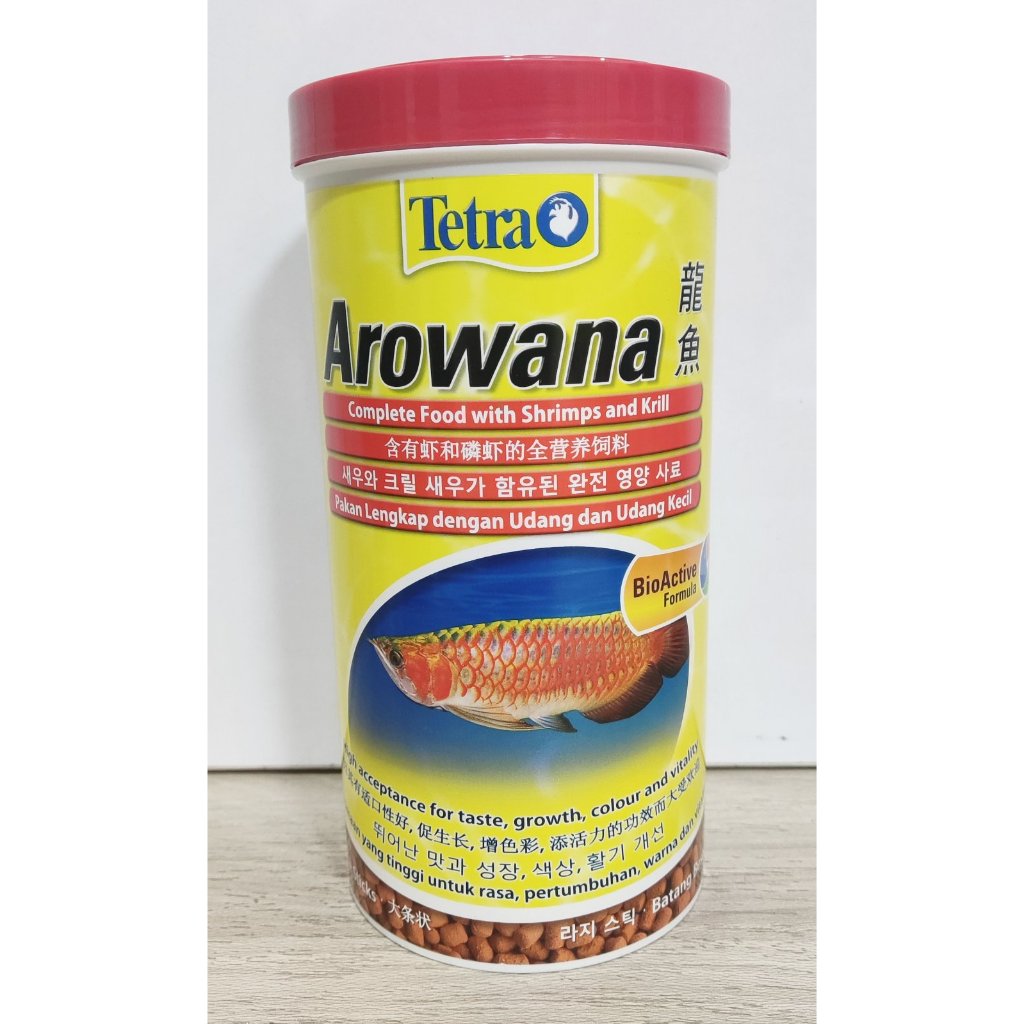 Tetra Arowana Fish Food Complete Food with Shrimp and Krill 340g