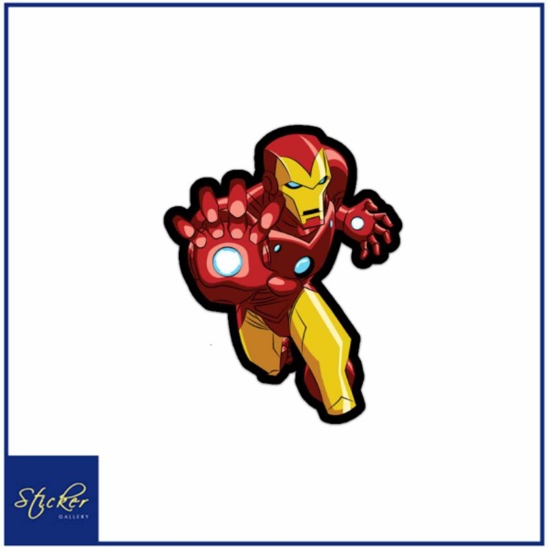IRON MAN ANIME Waterproof Tumbler, Laptop, Stationery, Journal Stickers ...