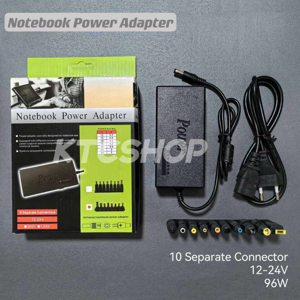 KTCSHOP/NEW10in1 96w output 12V-24V universal laptop charger notebook ...