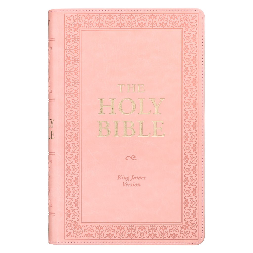 KJV166 | King James Version (KJV) Pink Faux Leather Giant Print ...