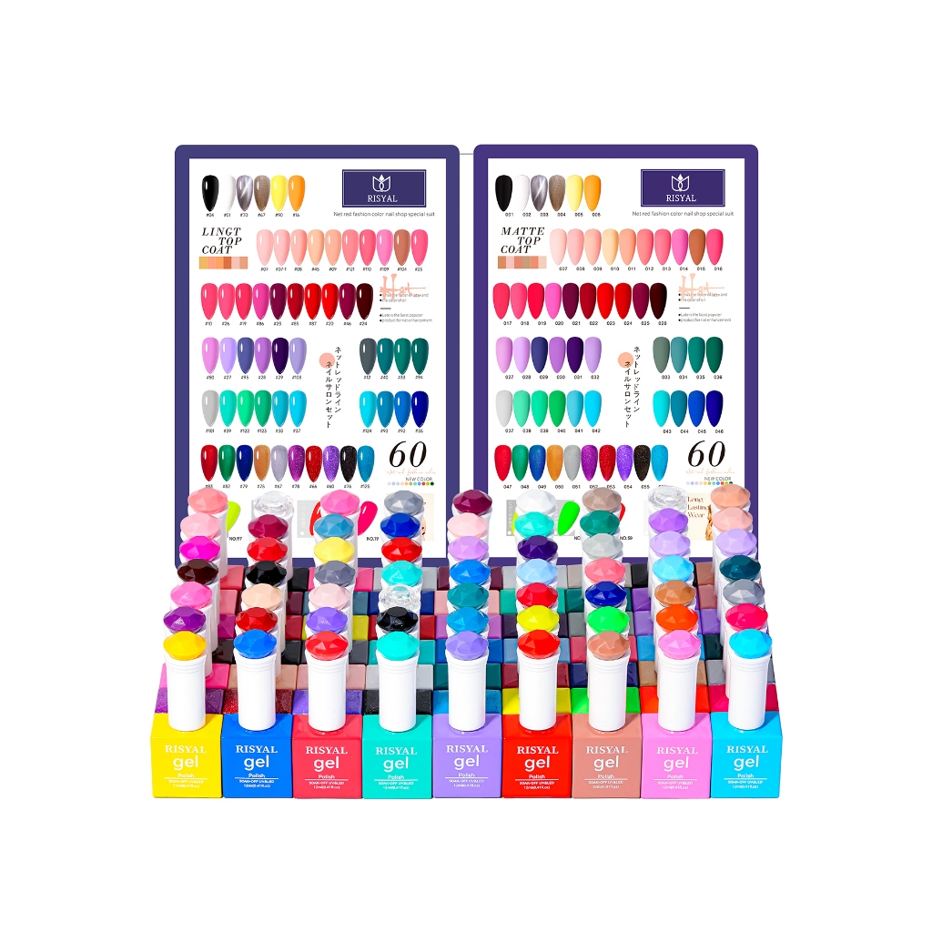 【Fast delivery 】60+3 color full set of light therapy tempered frosting ...