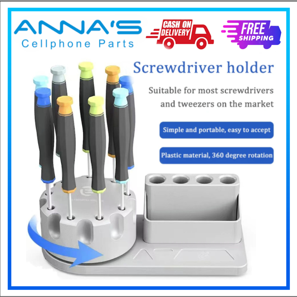 TE-193 Multi-function screwdriver storage stand rotating box, card slot ...