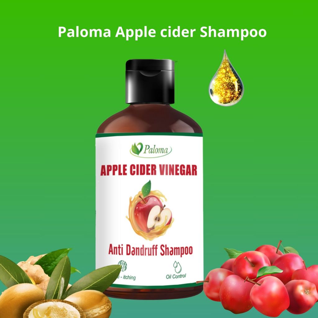 Apple Cider Vinegar Shampoo Paloma Anti Hair Loss Fast Hair Growth Anti Dandruff Itching 200ml 5614