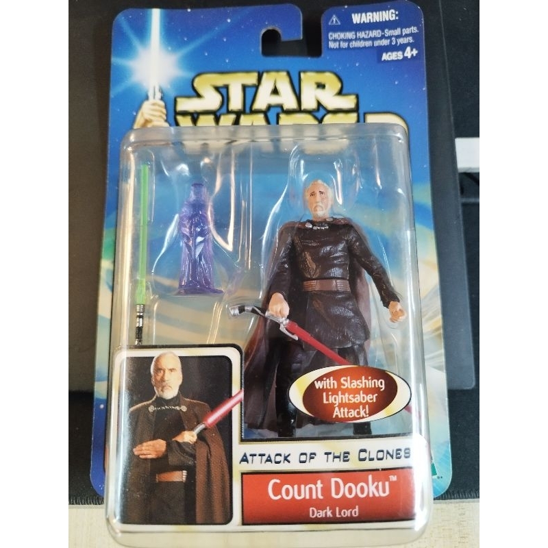 Rare Vintage Star Wars Attack of the Clones Count Dooku With Hologram ...