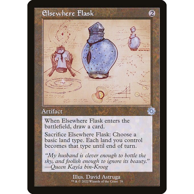 Elsewhere Flask (Schematic Art) (Foil) (MTG - Magic The Gathering ...