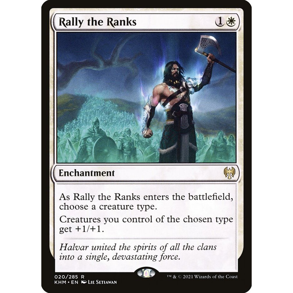MTG Magic: The Gathering - Rally the Ranks KHM | Shopee Philippines