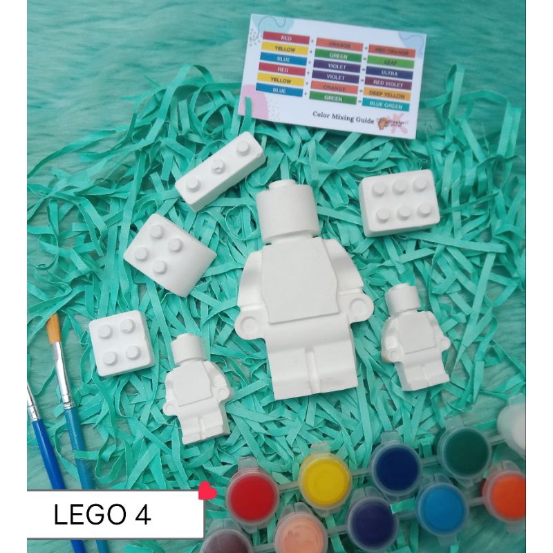 Lego plaster figures small and medium (figures only) | Shopee Philippines