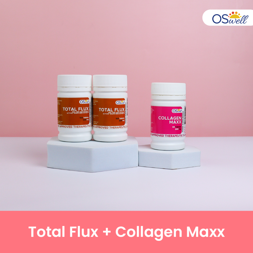 Oswell Buy 2 Bottles Of Total Flux For Detox Get 1 Bottle Of Collagen Maxx For Anti Aging 9192