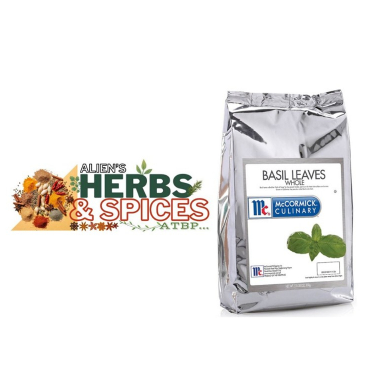 McCormick Basil Leaves Whole *1kg | Shopee Philippines