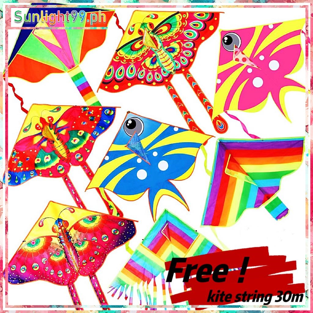 Big saranggola butterfly kites for kids kite for adult with string long ...