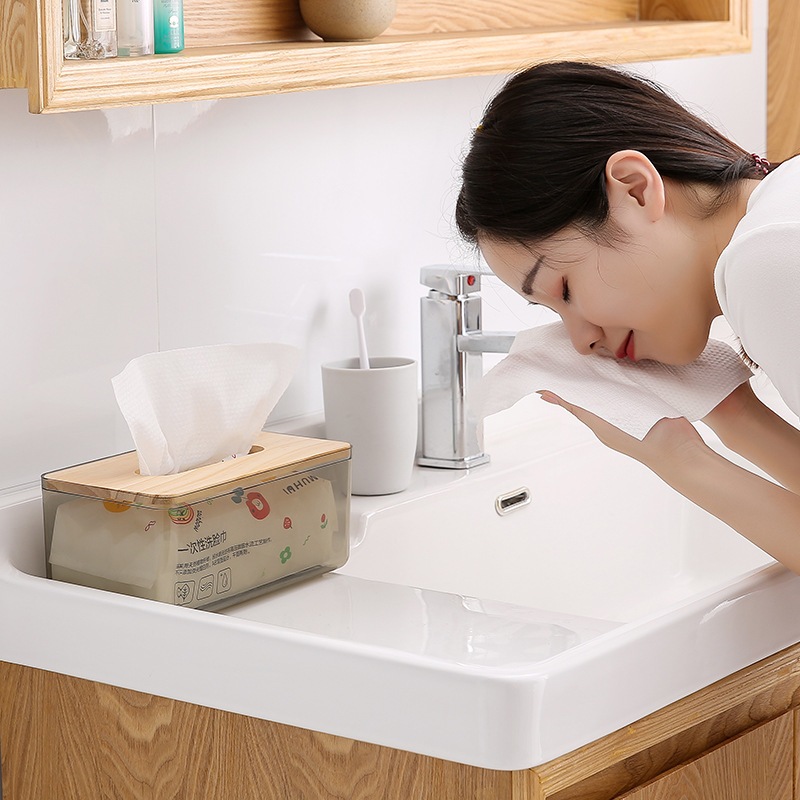 Log Transparent Desktop Tissue Box | Shopee Philippines