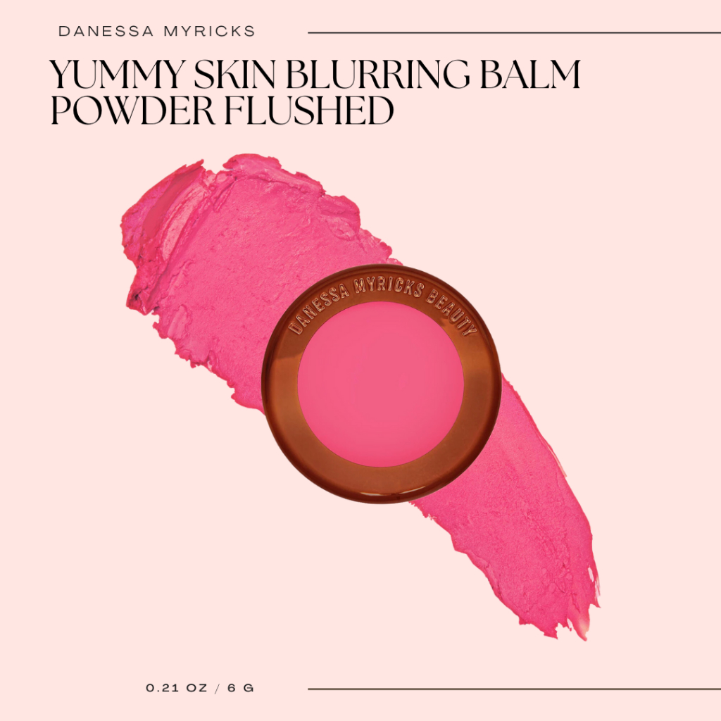 Danessa Myricks Beauty Yummy Skin Blurring Balm Powder Flushed Matte Color for Cheek & Lip