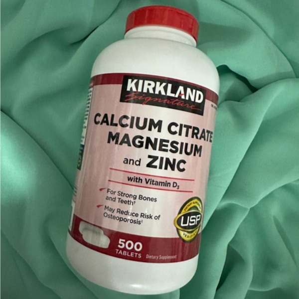 Kirkland Calcium Citrate Magnesium and Zinc with Vitamin D3 from US