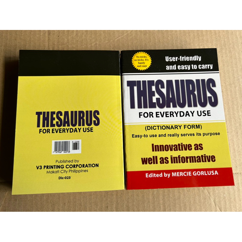 Thesaurus Dictionary (480 pages) | Shopee Philippines