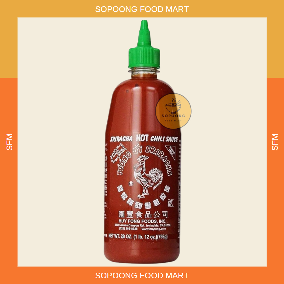 Huy Fong Foods Sriracha Hot Chili Sauce 9oz 255g 793g Shopee Philippines