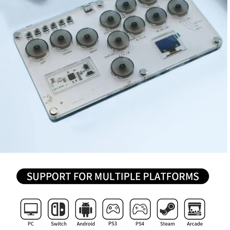 SKY2040 Hitbox PC PS3 PS4 PS5 Switch Android Steam Fight Stick Arcade ...