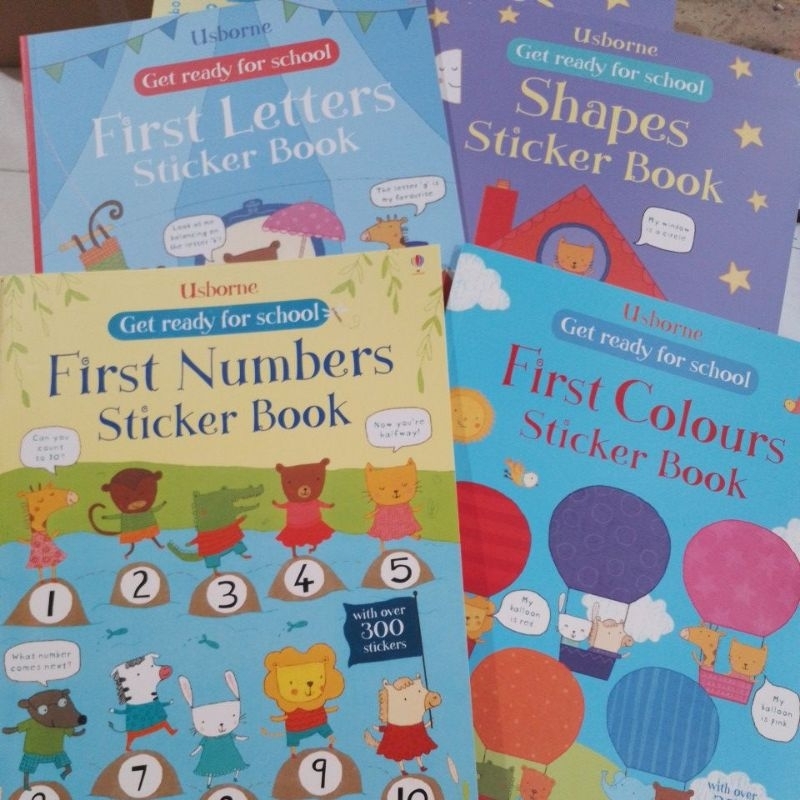 USBORNE | GET READY FOR SCHOOL | STICKER | Shopee Philippines
