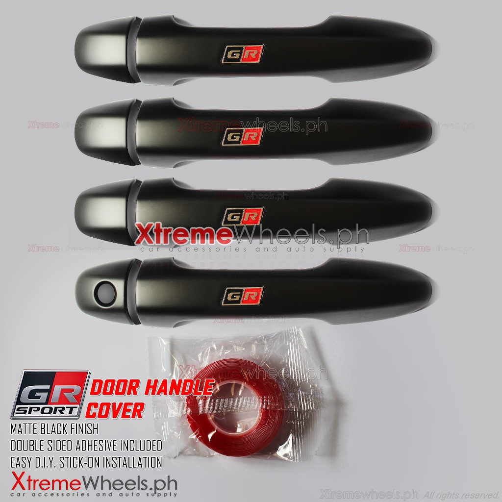 Toyota Innova 2016 to 2026 Set GR Door Handle Cover Matte Black ...