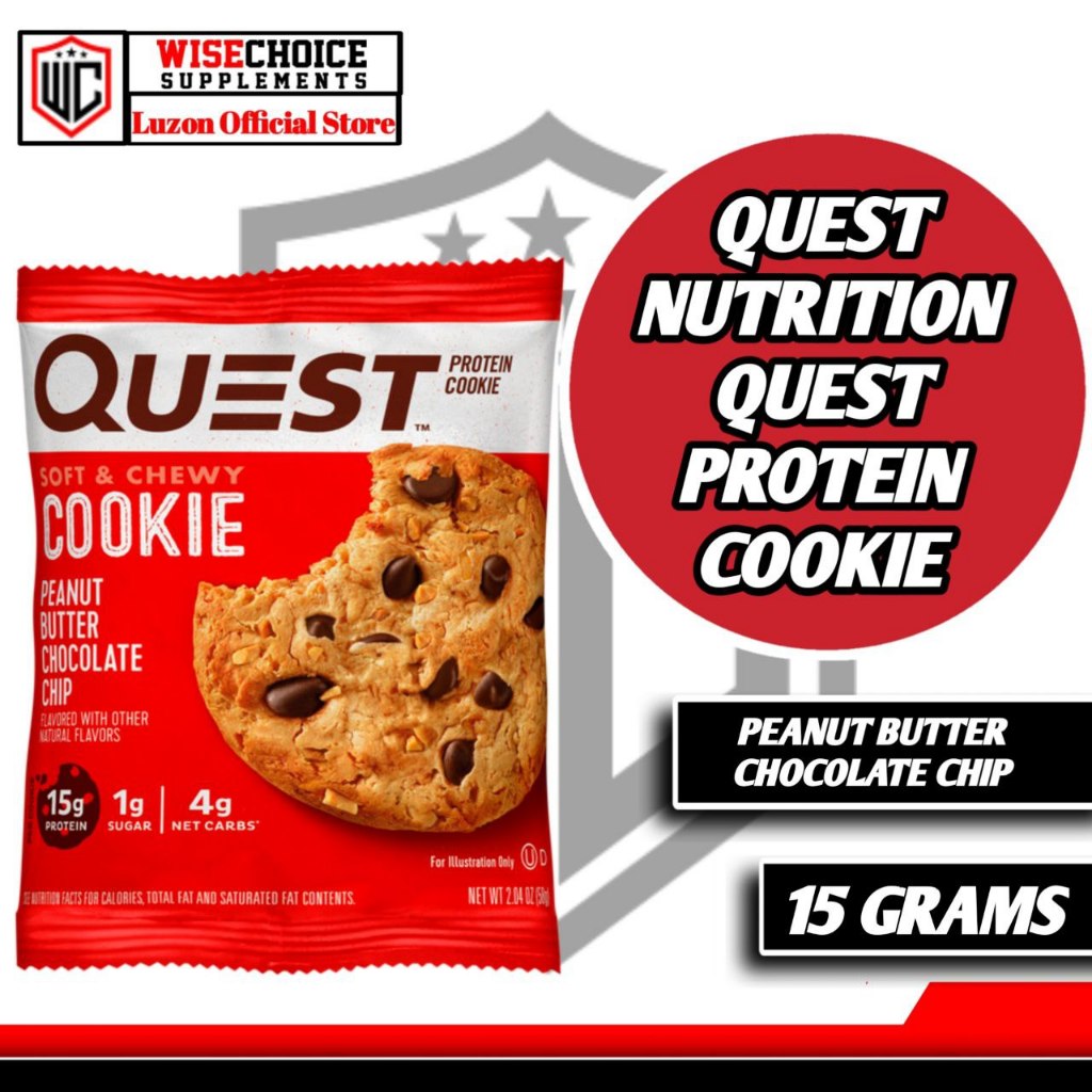 QUEST NUTRITION QUEST PROTEIN COOKIE PEANUT BUTTER CHOCOLATE CHIP