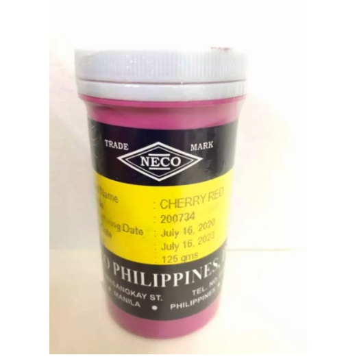 NECO FOOD POWDER COLOR 125 GRAMS ( CHERRY RED ) | Shopee Philippines