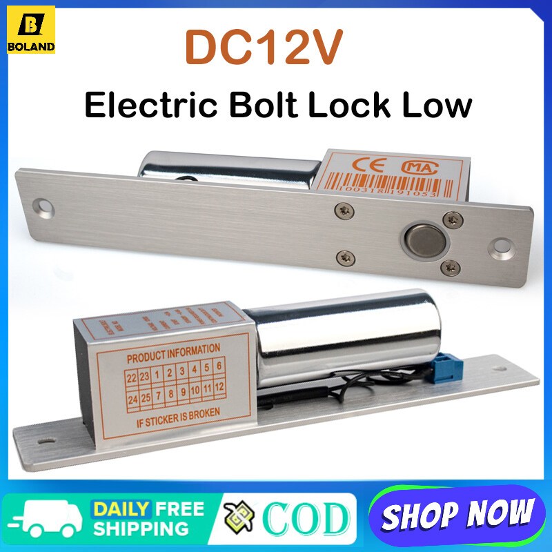 DC12V Magnetic lock Fail Safe Electric Bolt Lock Low Temperature Drop ...