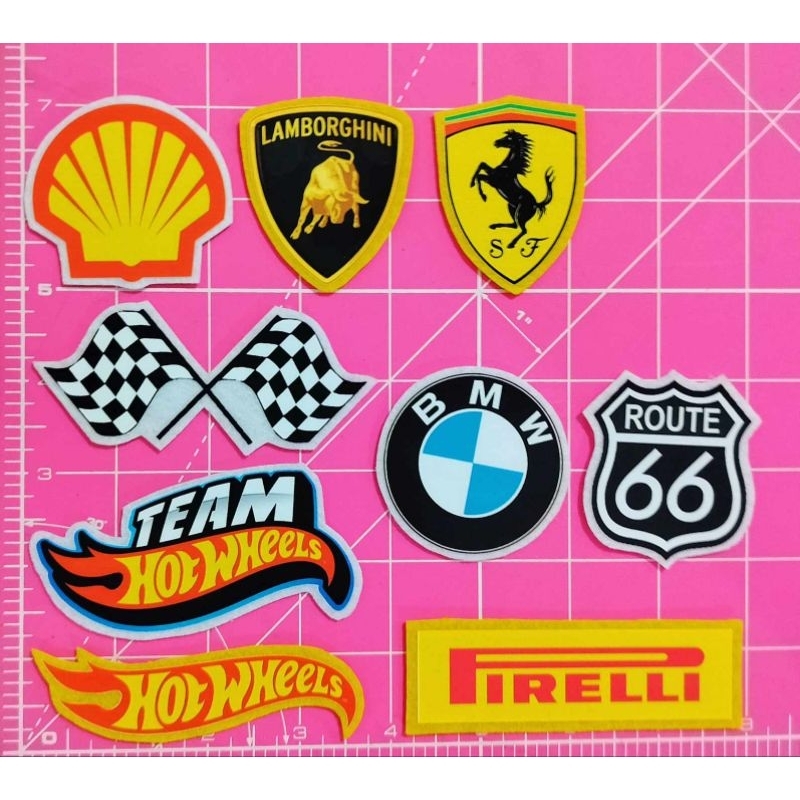 RACING CARS/HOT WHEELS mini felt appliques | Shopee Philippines