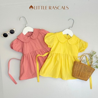 LITTLE RASCALS | GIRL BABY & KIDS Athens Puff Sleeves Dress | 9 months ...